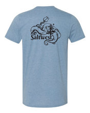 Load image into Gallery viewer, Octopus - Heather Indigo Blue Stay Salt Tee
