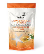 Load image into Gallery viewer, Orange Blossom &amp; Honey Bath Soak 80g