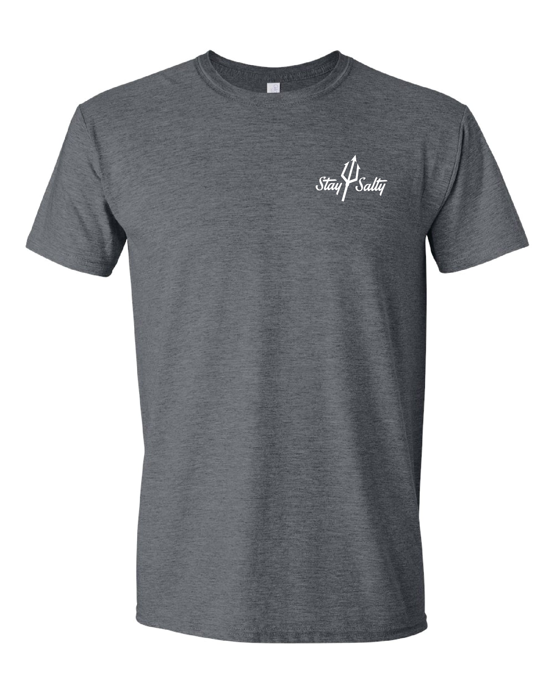 Octopus - Heather Grey Blue Stay Salt Tee