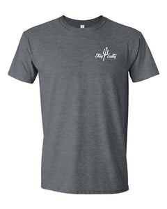 Octopus - Heather Grey Blue Stay Salt Tee