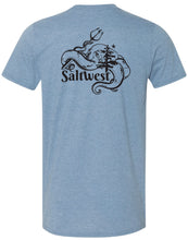 Load image into Gallery viewer, Octopus - Heather Indigo Blue Stay Salt Tee
