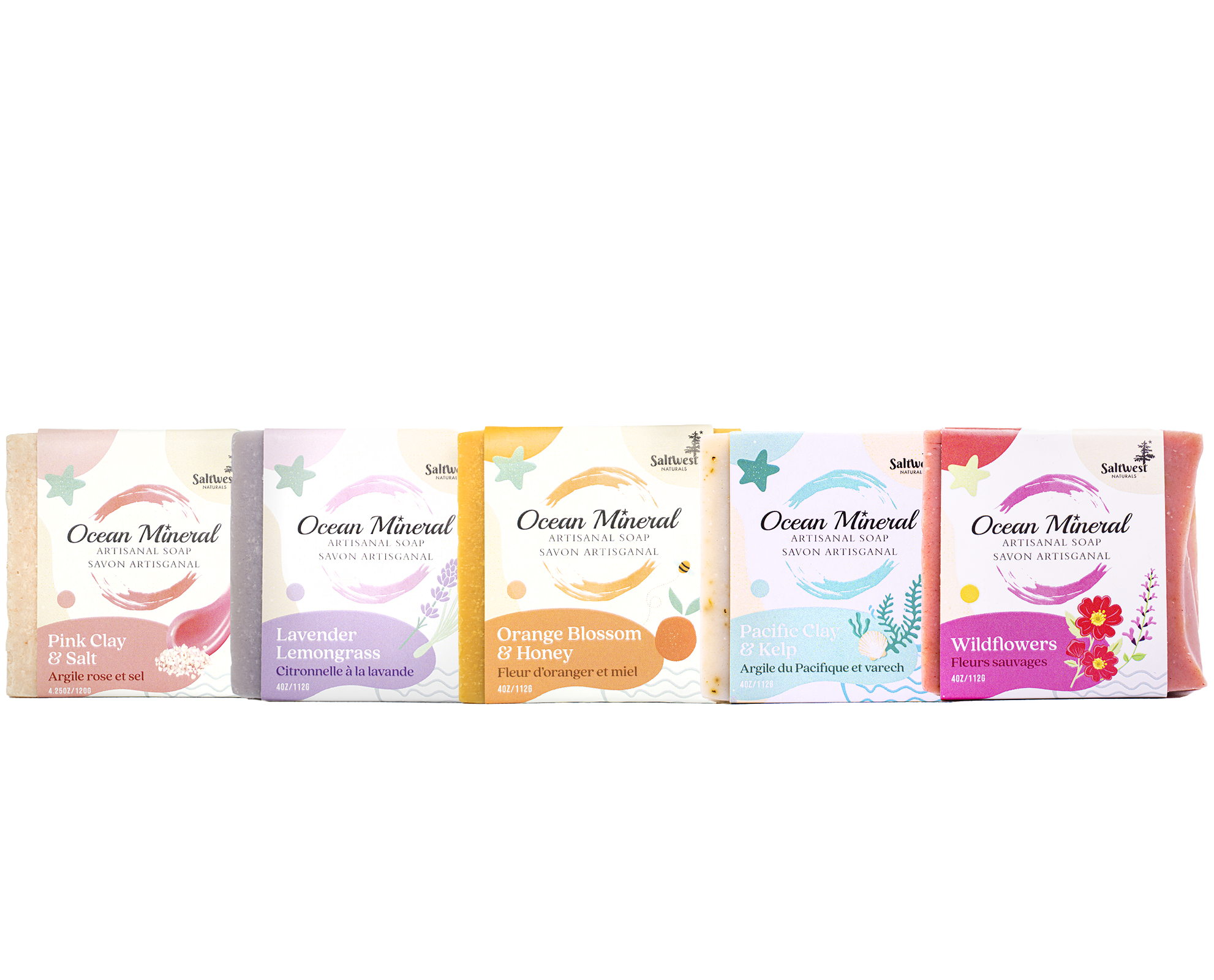 New Ocean Mineral Infused Soap Bundle